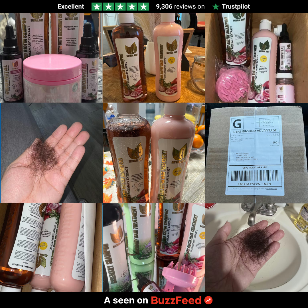 Fevura Onion & Rosemary – Hair Growth Set to Restore Strength and Shine