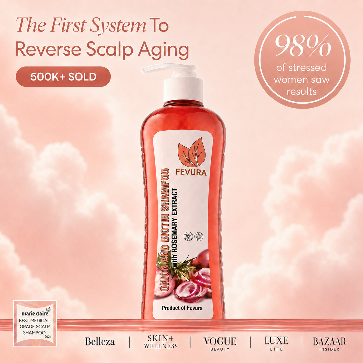 Fevura Onion & Rosemary – Hair Growth Set to Restore Strength and Shine